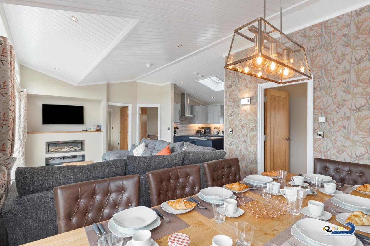 Valley View Lodge - Luxury Lodge, Hot Tub, Close To Beach Penally Buitenkant foto