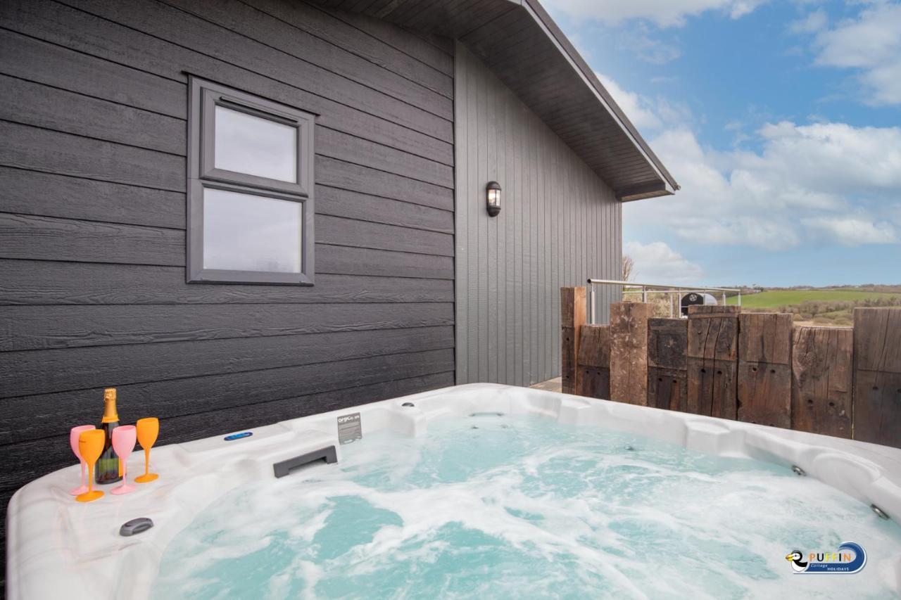 Valley View Lodge - Luxury Lodge, Hot Tub, Close To Beach Penally Buitenkant foto
